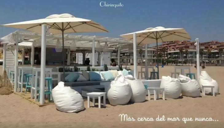 Beach Valencia Luxury A40-13 Apartment With Terrace And Sea Views Extérieur photo
